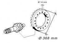 Teller und Kegelrad  39:8  301 350 13 39